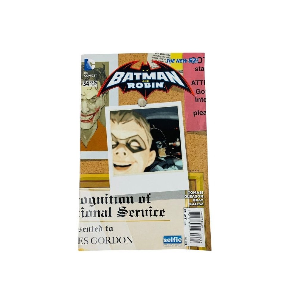 DC Comics Batman and Robin 34 "The New 52!"‎ Rated T October 2014
